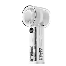 Portable Mini Fan – 5 Speed Rechargeable Cooling Fan